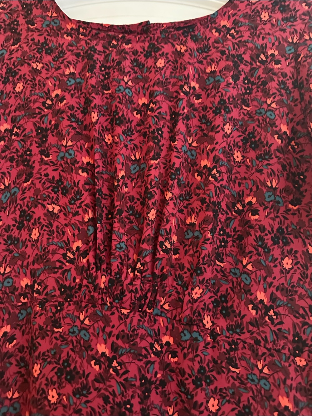 Bobeau Women’s Large Floral Midi Dress NWOT | Button Back | Boho Cottagecore - Picture 3 of 6
